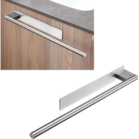 Porte-serviettes de salle de bain - Porte-serviettes - Autocollant - Étagère de salle de bain - Porte-serviettes sans perçage - Barre porte-serviettes - Porte-serviettes - Support pour serviette - Cui (1/5)