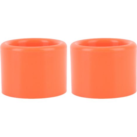 Ortviai Support de Canne à Pêche en Caoutchouc – Embout Protecteur pour Tube de 50 mm, Orange, Lot de 2 (1/5)