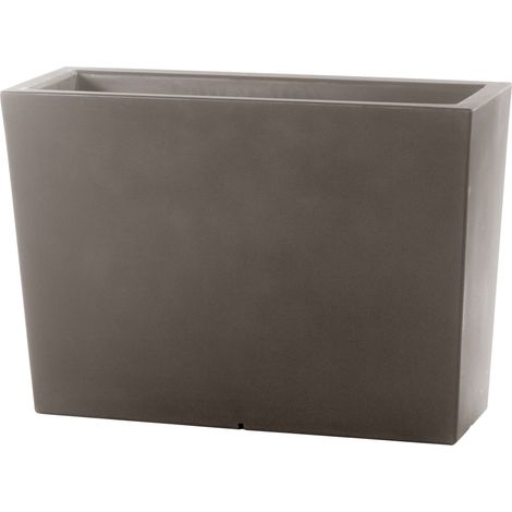 Vaso 100x36x70cm in Resina Tulli Schio Cassa Alta Essential 100 Cappuccino (1/2)