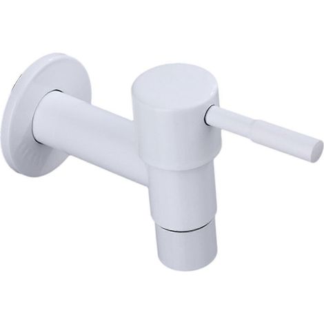 Duscharmatur, Wasserhahn, Auslaufhahn, Küchenarmatur, Badezimmerarmatur für Waschbecken-white and short (1/5)