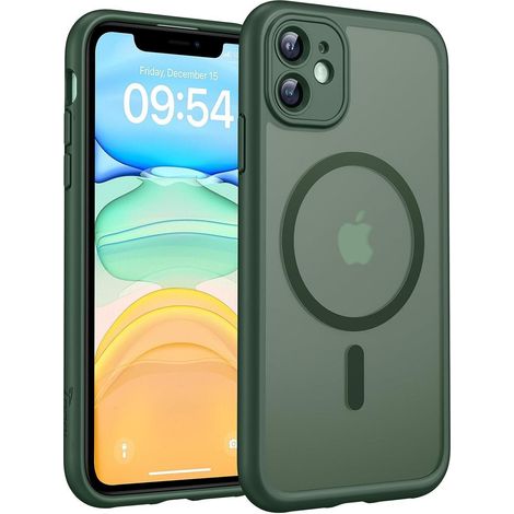 iPhone 11 Hülle MagSafe Alpengrün, Stoßfest mit Kameraschutz (1/5)
