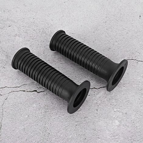 1 Paar universelle 25/28 mm (1 Zoll) schwarze Motorrad-Lenkergriffe/Lenkerabdeckungen (1/5)