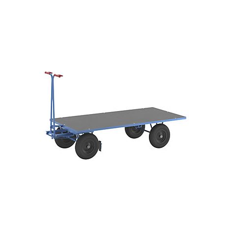 Carro manual de plataforma  carga máx 1000 kg  cama 2000 x