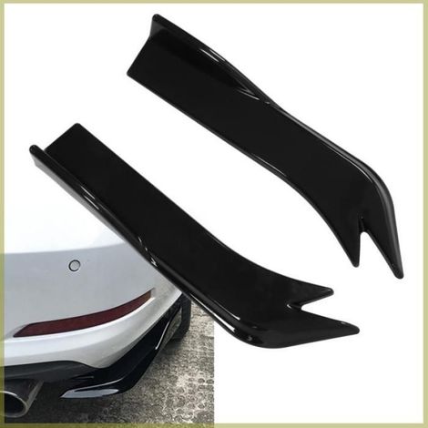 Cocosity Lèvre de pare-chocs arrière NOUVEAU (noir Clair) Haut-parleurs De Voiture Haut-parleurs De Voiture auto kit Noir brillant (1/5)