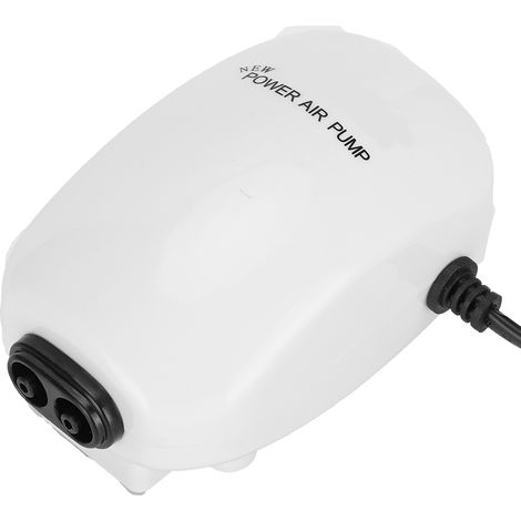 Pompe à oxygène pour aquarium, aérateur silencieux à double sortie (1/5)