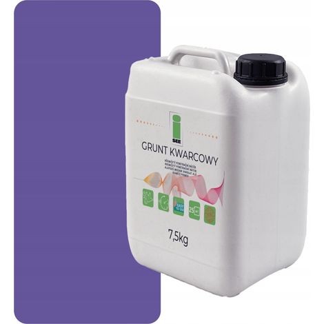 Primer al quarzo per intonaco siliconico, per calcestruzzo architettonico, 7,5 kg, viola H2711 (1/5)