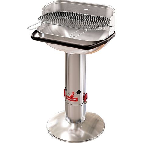 Barbecue à charbon 55 cm – Système QuickStart® avec arrivée d'air réglable – Grille chromée Ø 56 x 34 cm – Nettoyage facile – Barbecook
