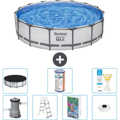 Bestway Steel Pro MAX Rund - 457x122 cm - 8-teilig S622 (1/4)