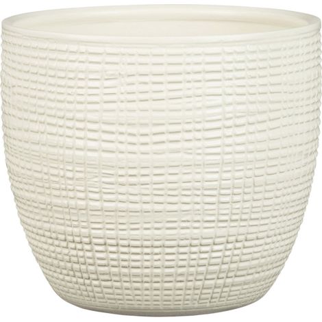 Scheurich Übertopf Serie 866 Ø 22 x 19,3 cm creme Blumentöpfe & Übertöpfe (1/3)