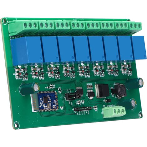 Module relais 8 canaux, carte Bluetooth sans fil, commande à distance par interrupteur, alimentation CC 7-28 V/CC 5 V (1/5)
