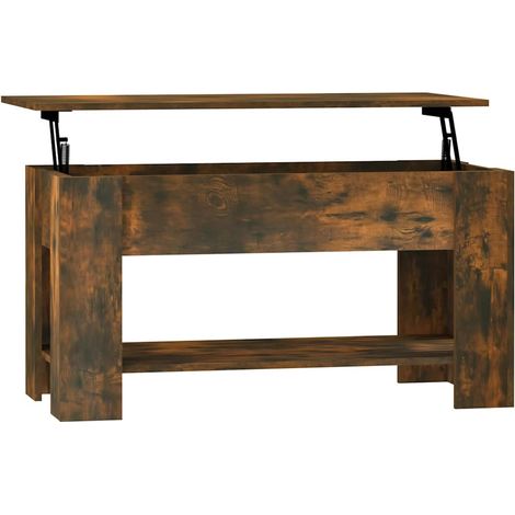 Maison Exclusive - Couchtisch Räuchereiche 101x49x52 cm Holzwerks