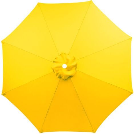 Housse de rechange pour parasol, 8 baleines, 3 m, imperméable, anti-UV, tissu de rechange, jaune (1/5)