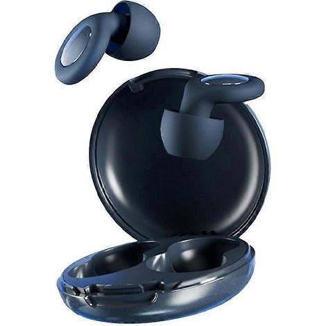 Bouchons d'oreilles antibruit pour dormir, réduire le bruit au travail, pendant les études ou en voyage. Confortables et bleus. (1/5)