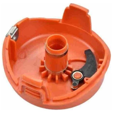 Replacement nylon spool cover for Black + deck gl7033, gl8033, gl9035, lever trimmer 90583594 trimmer head cover - RWAtrimmer accessory.. (1/5)