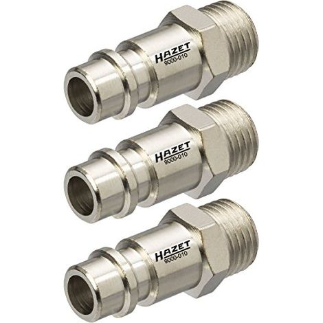 Hazet 9000-010/3 racor de acero niquelado 3 piezas