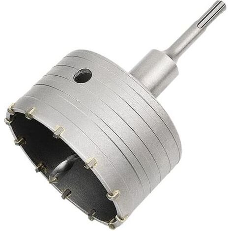 Trépan béton SDS Plus 110 mm – Carbure tungstène – Coupe rapide brique pierre (1/5)