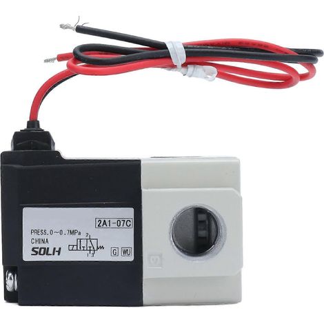 G1/4 Pneumatisches Magnetventil, Luft/Vakuum, 2 Positionen, 3 Wege für elektronische Ladedruckregelung