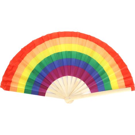 Éventails de kung-fu colorés en bambou naturel, pliables et avec sac de rangement (1/5)