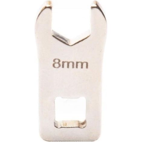 1/4-Zoll-Antrieb, 8 mm, Hahnenfußschlüssel, offenes Ende, aus starkem Chrom-Vanadium-Stahl für Automobilmutter-Reparaturaufgaben (1/5)