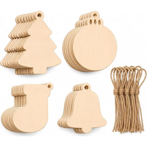 Boule De Noel Personnalisée, 50 Décorations Bois, Boule De Noel DIY (1/5)