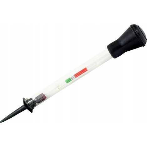 Hydromètre testeur d'électrolyte pour batteries de voiture, indicateur transparent (1/5)