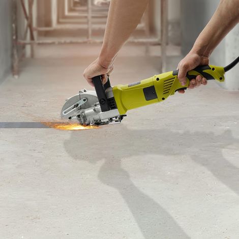 Decoupeuse de Cannelure de Mur Rainure Profondeur 37 mm Machine de Decoupe de Rainures Murales 4000 W 6500 tr/min Decoupeuse Electrique de Cannelure de Chasseur Rainureuse Beton murale avec 5 lames de (1/5)