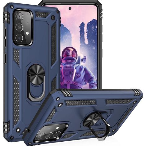 Robuste Schutzhülle für Samsung Galaxy A52/A52 5G, marineblau (1/5)