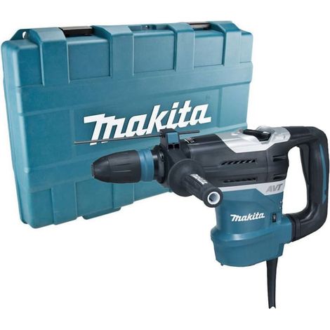 Makita – Perforateur burineur SDS-Max 1100W 8 joules Ø 40 mm – 3 fonctions : perçage, burinage, perforation – Technologie AVT pour moins de vibrations (1/10)
