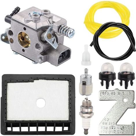 Carburateur avec Filtre à Air Compatible pour Tronçonneuse ECHO Modèles CS300 CS301 CS305 CS306 CS340 CS341 CS345 CS346 CS3000 CS3400 (1/4)