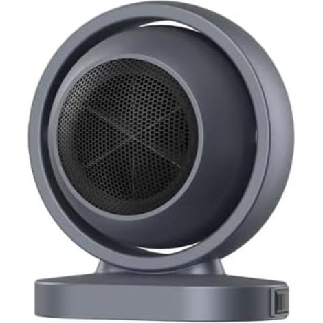 Chauffage de table haute performance, chauffage rapide, économie d'énergie, petit radiateur électrique domestique portable, gris (1/5)