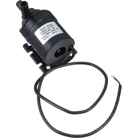 Pompe submersible, pompe de surpression de circulation, compatible avec les projets de chauffe-eau DIY, dimensions 5x6,3x9 cm, en plastique technique, 1 unité par paquet. (1/5)