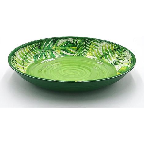 Insalatiera Vassoio Piatto da Tavola in Melamina Bali Ovale 33 x 23 cm Easy Life (1/2)