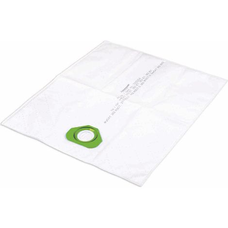 Sac filtrant, 30 l, capacité, 5 pièces  Cleancraft 7010254