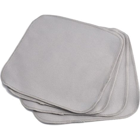 Grey Jewelry Cleaning Cloth, Thin Cloth for Jewelry Polishing, Convenient Wiping Cloth for Necklaces, Rings and Jewelry (1/3)