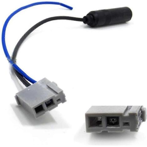 Câble d'antenne audio pour autoradio 2024 compatible avec Nissan Tiida, Qashqai, Sentra, Frontier et Versa, et Subaru Forester et X-Trail (adaptateur d'antenne).
