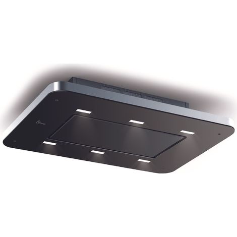 CAPPA STIVIA FREE cm 90 - Inox, Nero - 900 m3/h (1/4)