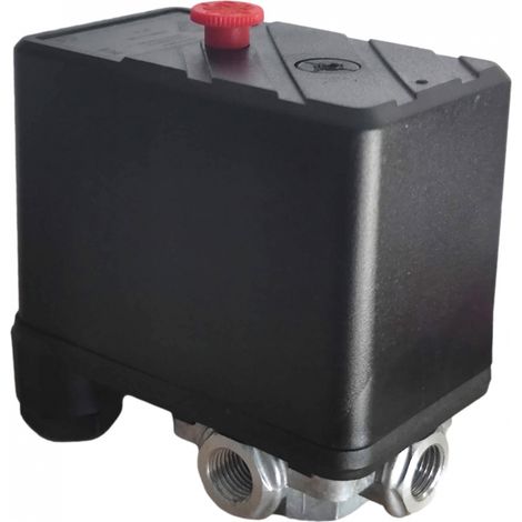 Pressostat Surpresseur Pt6 - 230v/380v - 1 à 5,5 Bars - 4 Sorties (1/5)