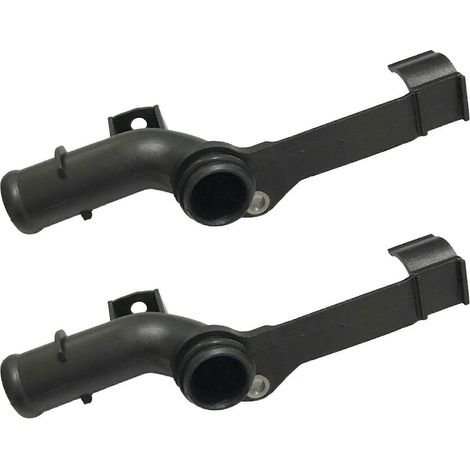 2x Tuyau d'eau de moteur en plastique noir pour refroidisseur d'huile vers culasse, compatible avec Mercedes Benz C230 W203 M271 A 2712001352 (1/5)