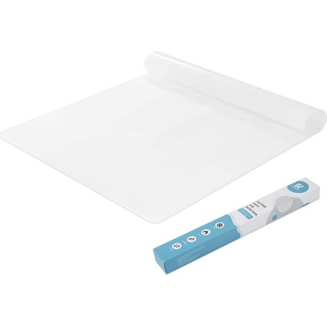 Tapis en Silicone Très Grand 60x40cm,1.5mm Antidérapant Tapis de Table Silicone - Résistant à la chaleur - Pour le bricolage, la peinture, la résine, la couture (60X40cm, Transparent) (1/5)