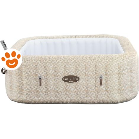 Bestway SPA Lay Z Airjet Roma Quadrata 7 Posti (201x201x71cm) Piscina Idromassaggio Art. 6001M - SPA Lay Z Airjet Roma Quadrata (201x201x71cm) - Piscine