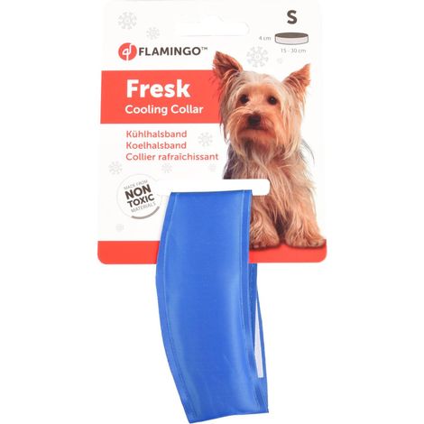 Collier rafraîchissant S réglable de 16 à 22 cm tour de cou pour chien - Flamingo (1/2)