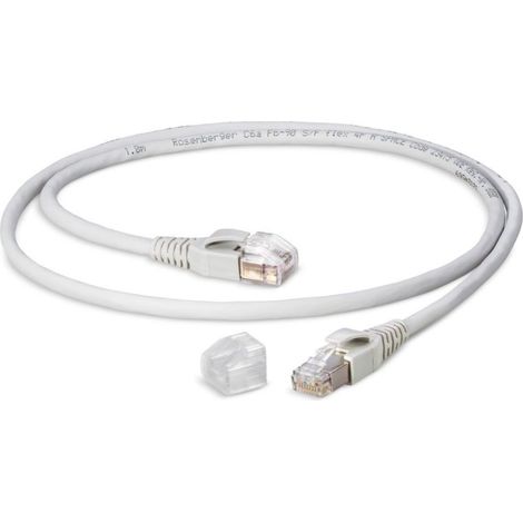 Cordon de brassage RJ45 - MCL - CAT 6 A - S/FTP - 3m - LSZH Gris