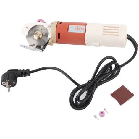 DEESSE SHOP-Coupe Ronde à Tissu électrique, Machine de Coupe en Tissu 65 Mm à Vitesse Rapide pour le Coton, le Cuir, la Serviette, la Dentelle (Plug UE 220V) (1/5)