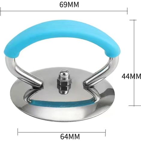 Poignée De Couvercle De Casserole - Inox Universelle - Pour Couvercles De Marmites Et Poêles - 69 X 64 X 44 Mm - 1 Pièce (1/5)