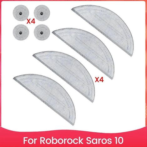 Patins de lavage de rechange pour Saros 10 accessoires d'aspirateur robot, réutilisable Wipes accessoires de rechange (1/5)