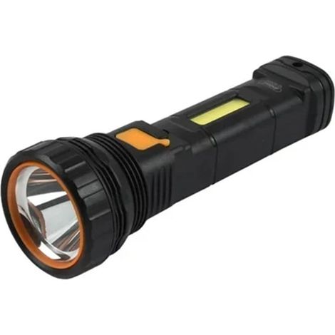 Andowl - Torcia Led Ricaricabile Usb Con Pannello Solare Powerbank 1200mah Per Campeggio Q-sd631 - (1/3)