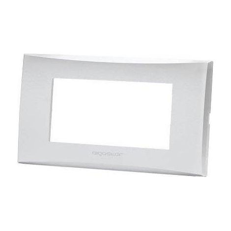 PLACCA COPRIFRUTTI AVP - ARGENTO POSTI 4 MM 140X85 - 8 pezzi
