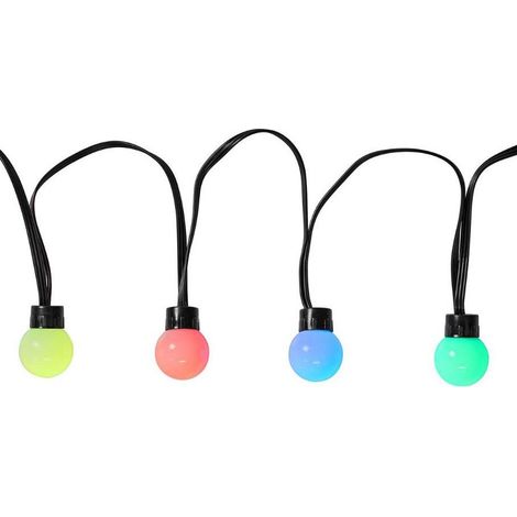 Nedis Catena luminosa Wi-Fi nera 10,8 metri 48 LED