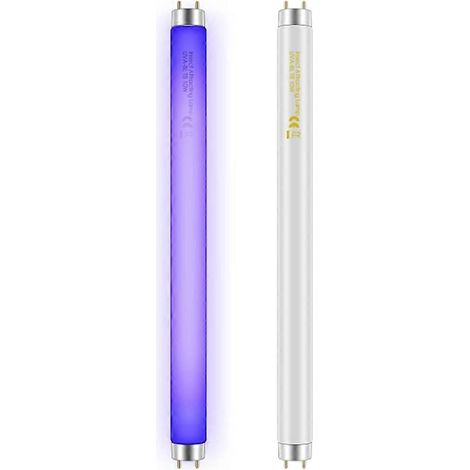Lot de 2 ampoules de rechange 10 W pour destructeur d'insectes d'intérieur 20 W (BL T8 F10W, tube lumineux de 33 cm) pour Aspectek et Liba (1/4)