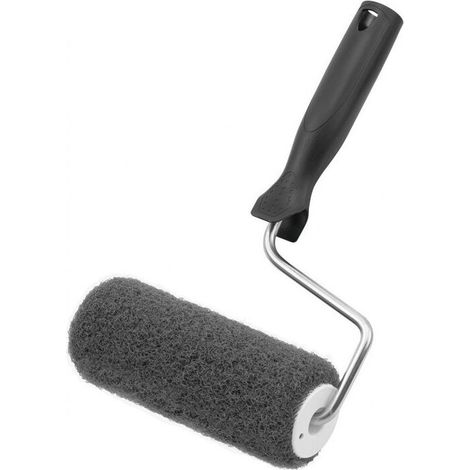 Mondelin – Rouleau peinture spécial enduit 180 mm – Fibre polyamide 16 mm pour application homogène – Adapté espaces restreints et perches télescopiques (1/2)